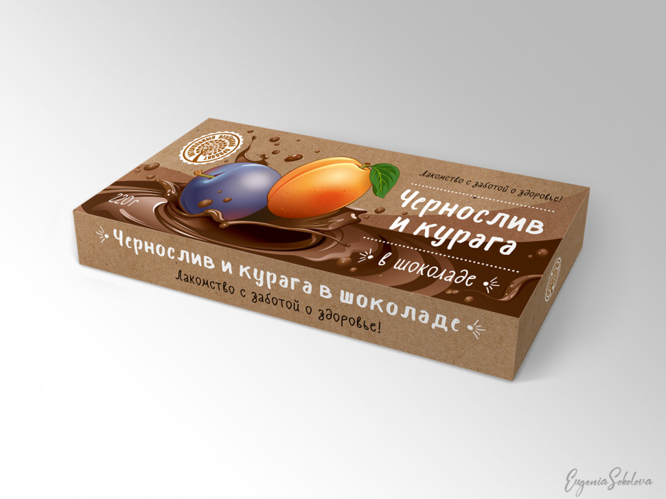 Чернослив и курага в шоколаде, 220г в Астрахани