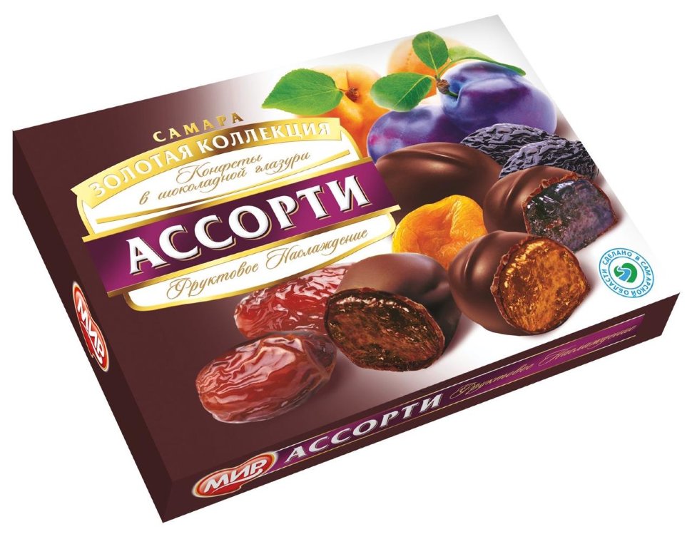  КФ МИР Фруктовое наслаждение (набор шоколадных конфет) 170г в Астрахани