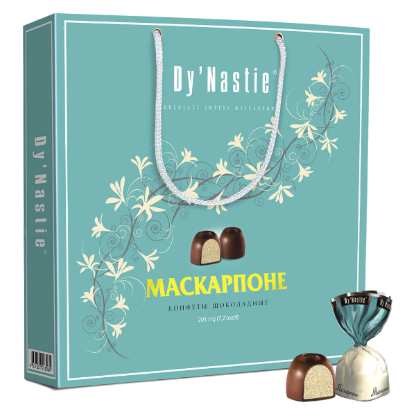 №3 Династия Сумка 170г Конфеты "Маскапроне" в Астрахани
