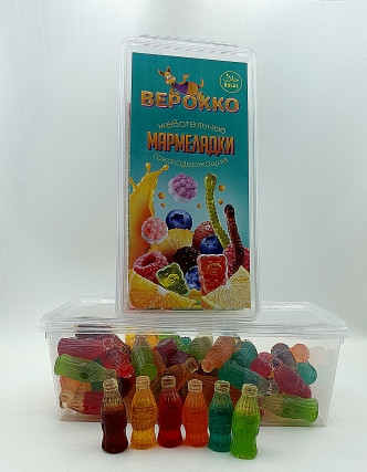  Жевательный мармелад Бутылочки Кола, 250г      в Астрахани
